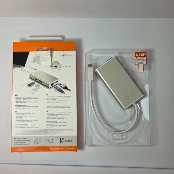 NWT - j5create USB-C Multi-Adapter (Model JCA374) - Picture 4 of 8